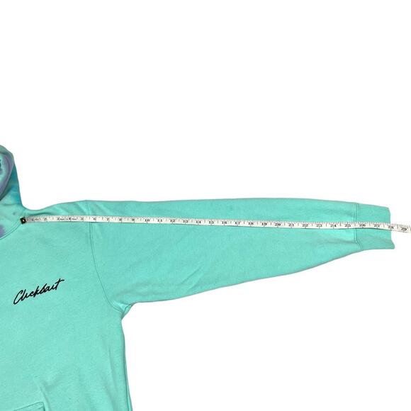 Clickbait David Dobrik Fanjoy Sweatshirt Mint Green Tie Dye Pullover Unisex S - Picture 7 of 11